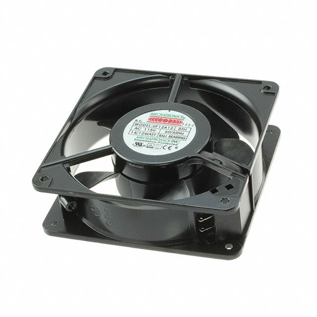 UF12A12-BTHR Mechatronics Fan Group FAN AXIAL 120X38MM 115VAC
