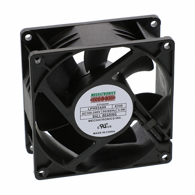LPH92A99-BTHR Mechatronics Fan Group FAN AXIAL 92X38MM 100-240VAC