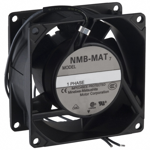 3115PS-12W-B10-A00 NMB Technologies Corporation FAN AXIAL 80X38MM 115VAC WIRE