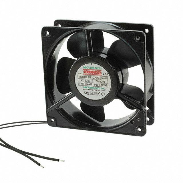 UF12A23-BWHR Mechatronics Fan Group FAN AXIAL 120X38MM 230VAC