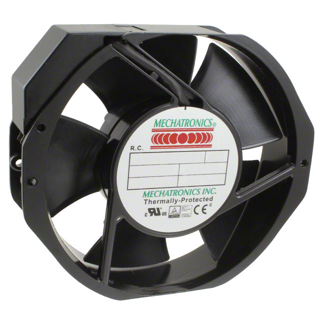 UF15AC23-BTHR-B1 Mechatronics Fan Group FAN AXIAL 172X150X38MM 230VAC TA