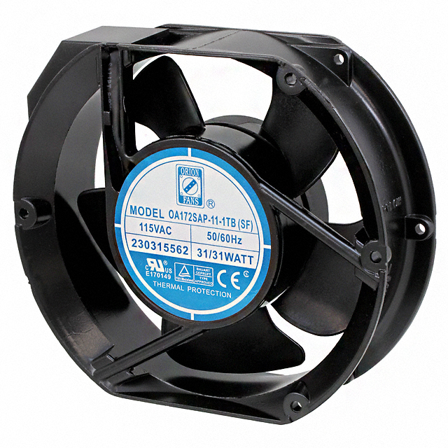 OA172SAP-11-1TB(SF) Orion Fans FAN AXIAL 172X51MM 115VAC TERM