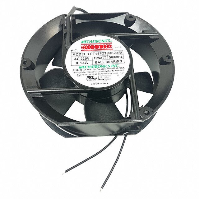 LPT15P23-BWHR-2EM-EX Mechatronics Fan Group EC FAN AXIAL 172X150X51MM 230VAC