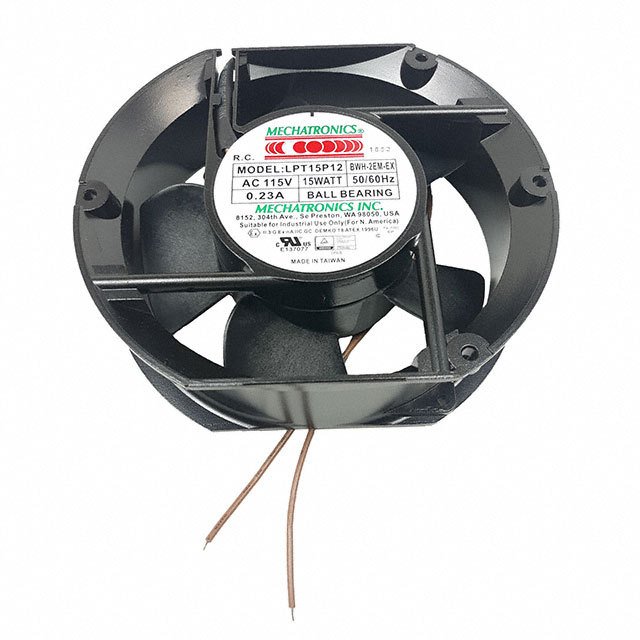 LPT15P12-BWHR-2EM-EX Mechatronics Fan Group EC FAN AXIAL 172X150X51MM 120VAC