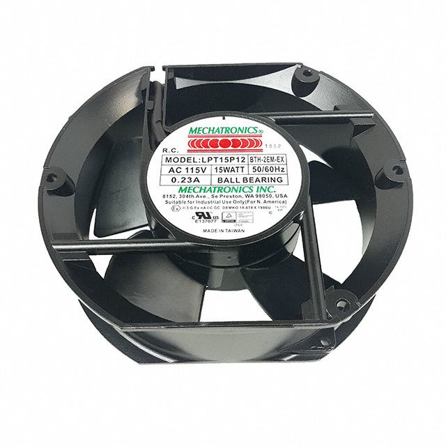 LPT15P12-BTHR-2EM-EX Mechatronics Fan Group EC FAN AXIAL 172X150X51MM 120VAC