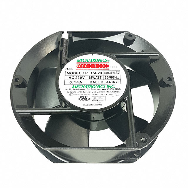 LPT15P23-BTHR-2EM-EX Mechatronics Fan Group EC FAN AXIAL 172X150X51MM 230VAC