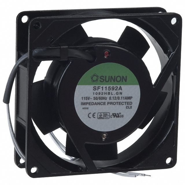 SF11592A-1092HBL.GN Sunon Fans FAN AXIAL 92X25MM 115VAC WIRE