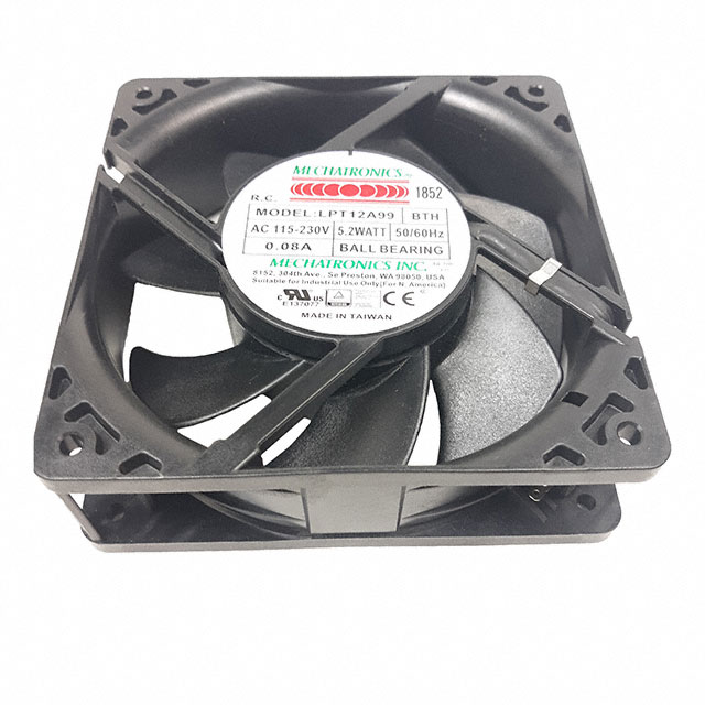 LPT12A99-BTHR Mechatronics Fan Group EC FAN AXIAL 120X120X38MM 100-24