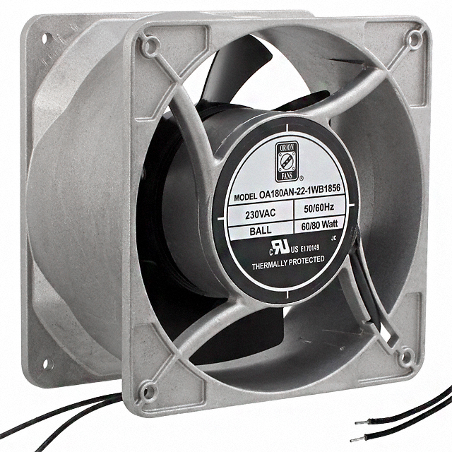 OA180AN-22-1WB1856 Orion Fans FAN AXIAL 176X89MM 230VAC WIRE