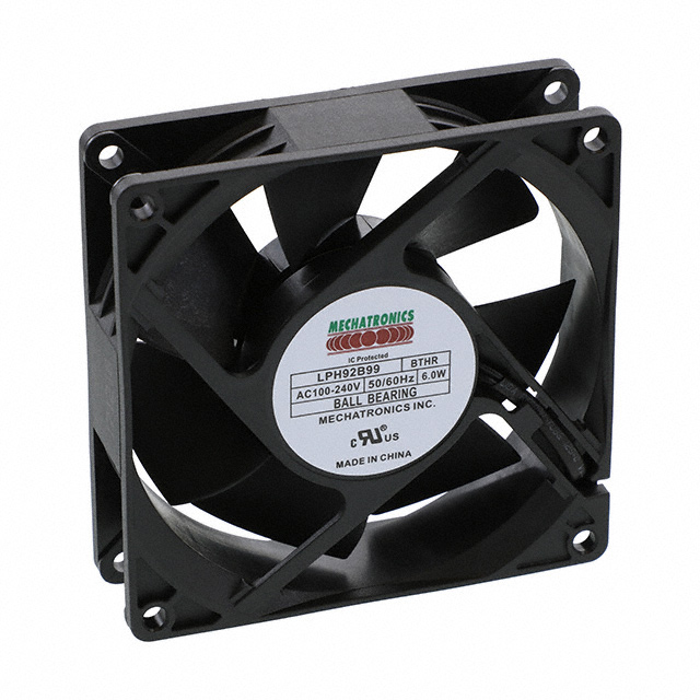 LPH92B99-BTHR Mechatronics Fan Group FAN AXIAL 92X25.5MM 100-240VAC