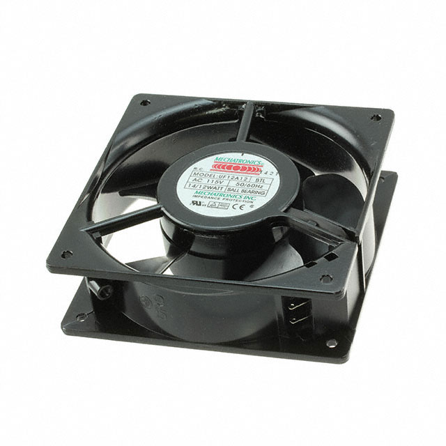 UF12A12-BTSR Mechatronics Fan Group FAN AXIAL 120X38MM 115VAC TERM