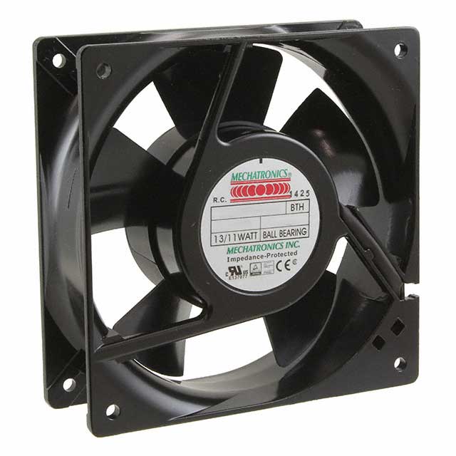 UF12B12-BWLR Mechatronics Fan Group FAN AXIAL 120X38MM 115VAC WIRE