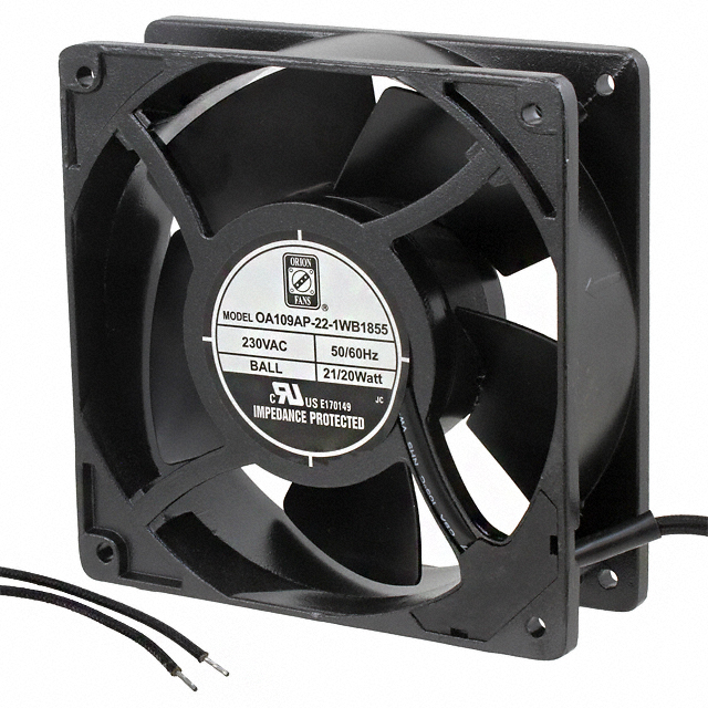 OA109AP-22-1WB1855 Orion Fans FAN AXIAL 119.5X38.5MM 230VAC