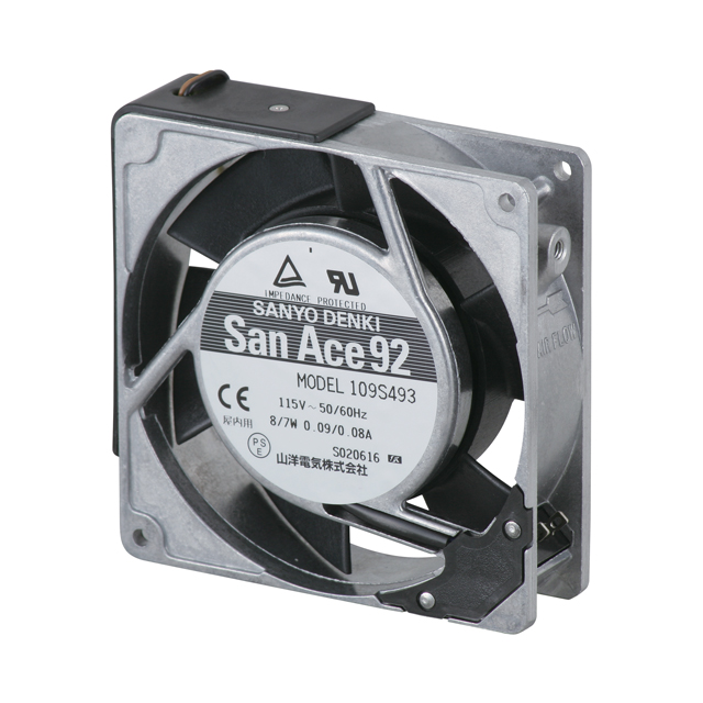 109S493-30 Sanyo Denki America Inc. FAN 92X25MM 115VAC ALARM