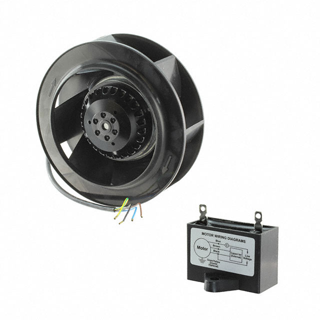 OAB190-22-1 Orion Fans FAN IMP MTRZD 190X70 230V W/CAP