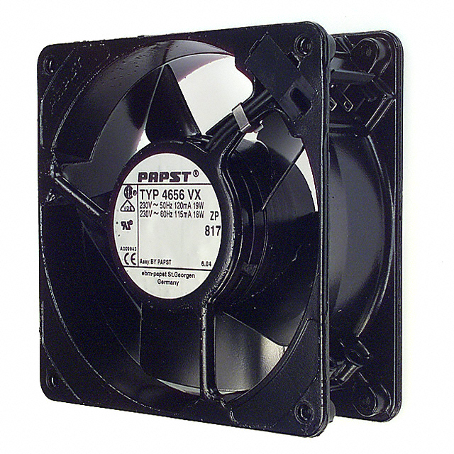 4656VX-817 ebm-papst Inc. FAN AXIAL 119X38MM 230VAC TERM