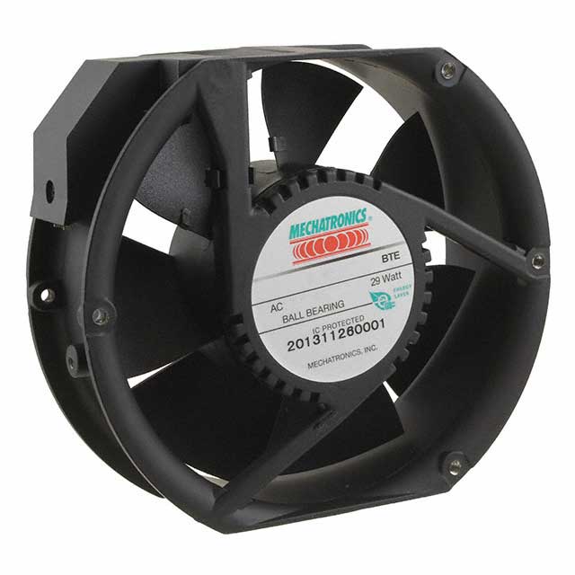 LPC15P12-BTER Mechatronics Fan Group FAN AXIAL 172X150X51MM 115VAC EC