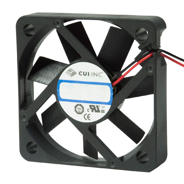 CFM-5010-13-22 CUI Inc. DC AXIAL FAN, 50 MM SQUARE, 10 M
