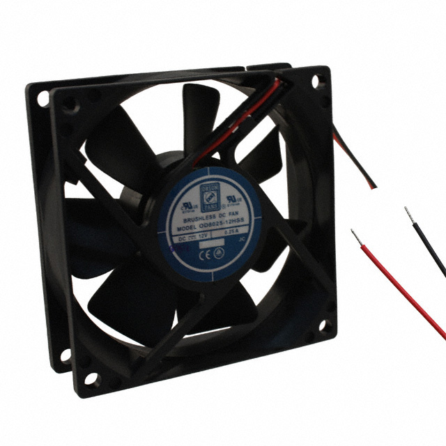 OD8025-12HSS Orion Fans FAN AXIAL 80X25MM 12VDC WIRE