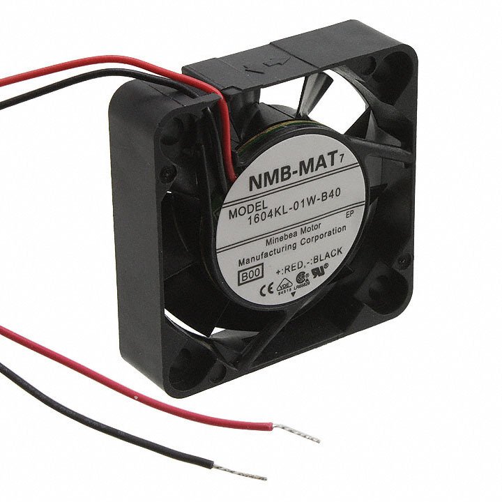 1604KL-01W-B40-B00 NMB Technologies Corporation FAN AXIAL 40X10MM BALL 5VDC WIRE