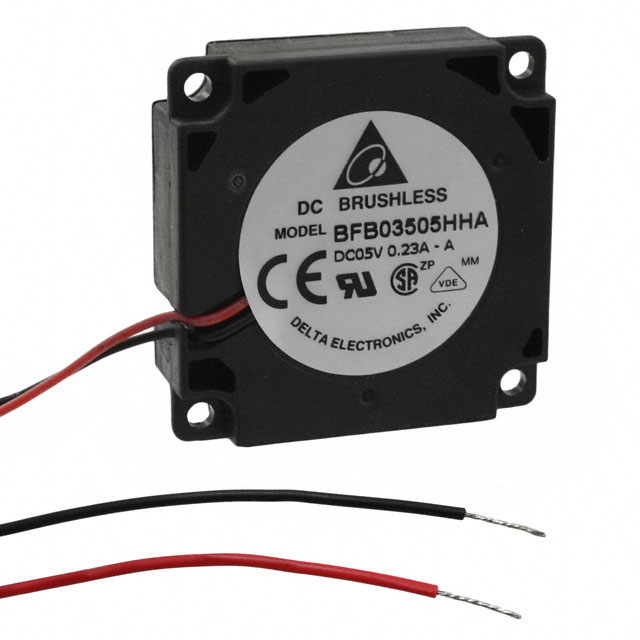 BFB03505HHA-A Delta Electronics FAN BLOWER 35X10MM 5VDC WIRE