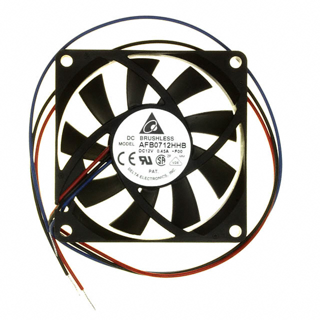 AFB0712HHB-F00 Delta Electronics FAN AXIAL 70X15MM 12VDC WIRE