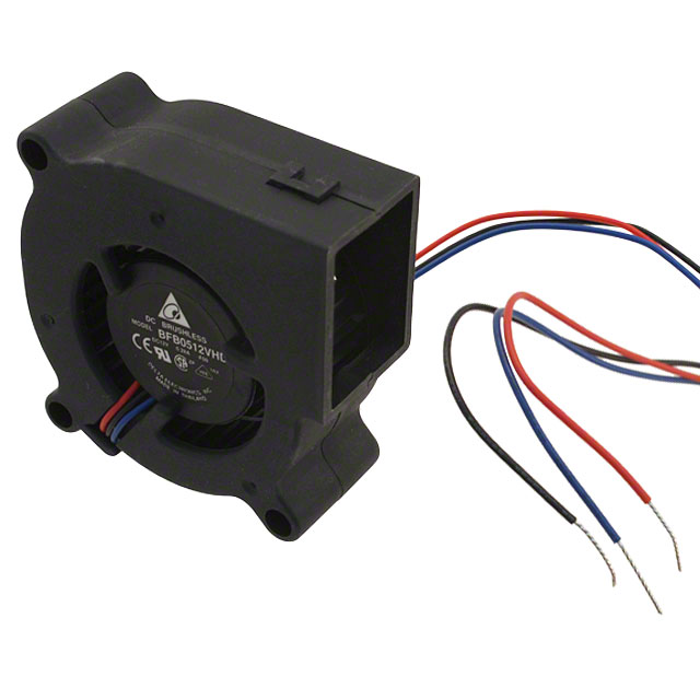 BFB0512VHD-F00 Delta Electronics FAN BLOWER 50X20MM 12VDC WIRE