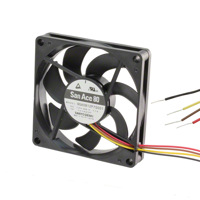 9GA0824P6G001 Sanyo Denki America Inc. FAN 80X20MM 24VDC TACH,PWM