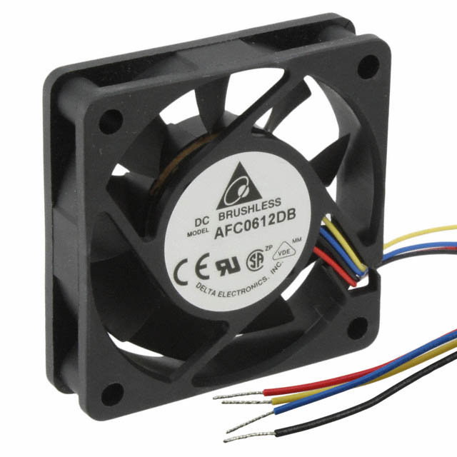 AFC0612DB-F00 Delta Electronics FAN AXIAL 60X15MM 12VDC WIRE