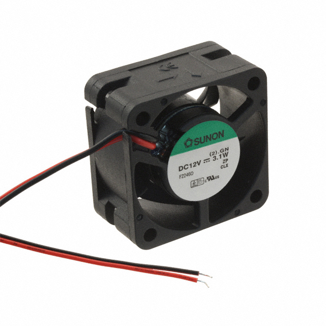 PMD1238PKB1-A.(2).GN Sunon Fans FAN AXIAL 38X20MM 12VDC WIRE