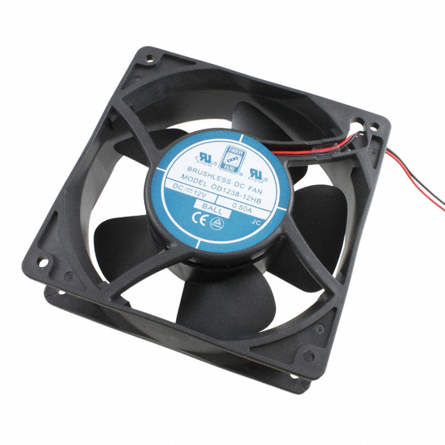 OD1238-12HB Orion Fans FAN AXIAL 120X38.5MM 12VDC WIRE