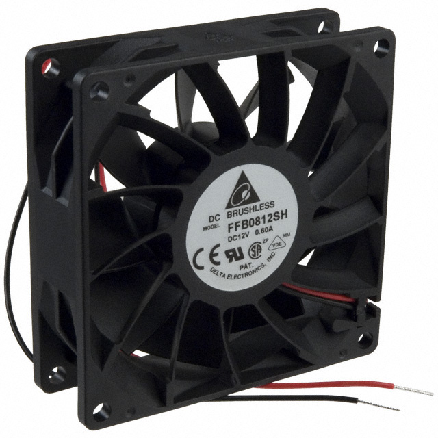 FFB0812SH Delta Electronics FAN AXIAL 80X25.4MM 12VDC WIRE