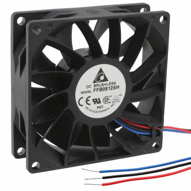FFB0812SH-F00 Delta Electronics FAN AXIAL 80X25.4MM 12VDC WIRE