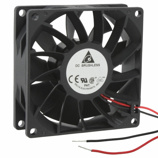 FFB0824SH-TZW1 Delta Electronics FAN AXIAL 80X25.4MM 24VDC WIRE