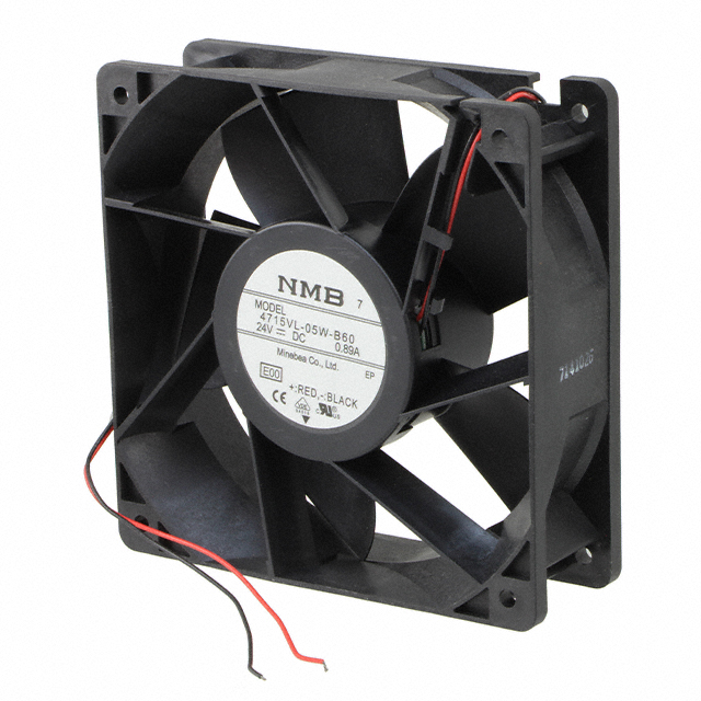 4715VL-05W-B60-E00 NMB Technologies Corporation FAN AXIAL 120X38MM 24VDC WIRE