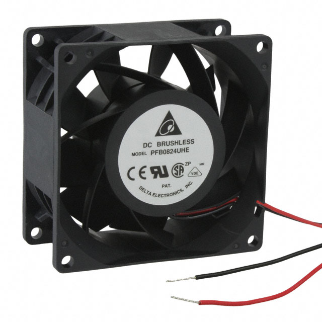 PFB0824UHE-T500 Delta Electronics FAN AXIAL 80X38MM 24VDC WIRE