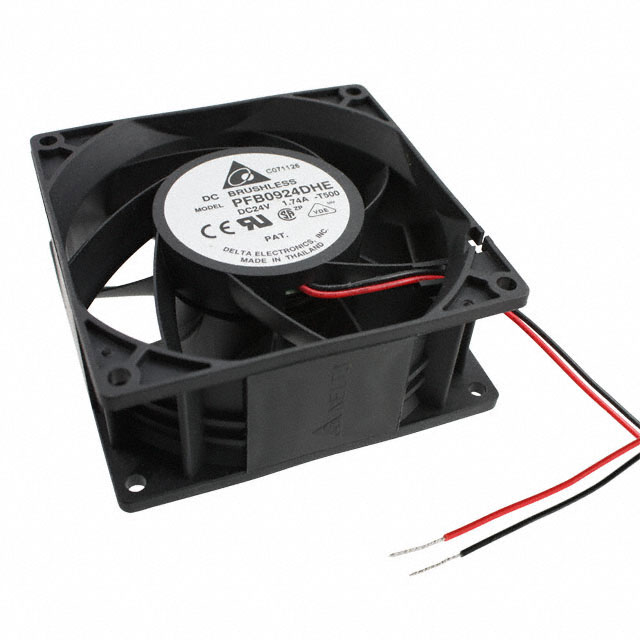 PFB0924DHE-T500 Delta Electronics FAN AXIAL 92X38MM 24VDC WIRE