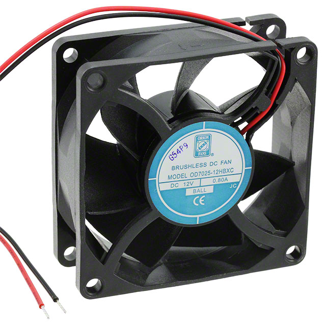 OD7025-12HBXC Orion Fans FAN 70X25MM 12VDC 60CFM