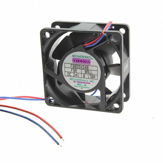 F6025X24B-FSR Mechatronics Fan Group FAN AXIAL 60X25MM 24VDC