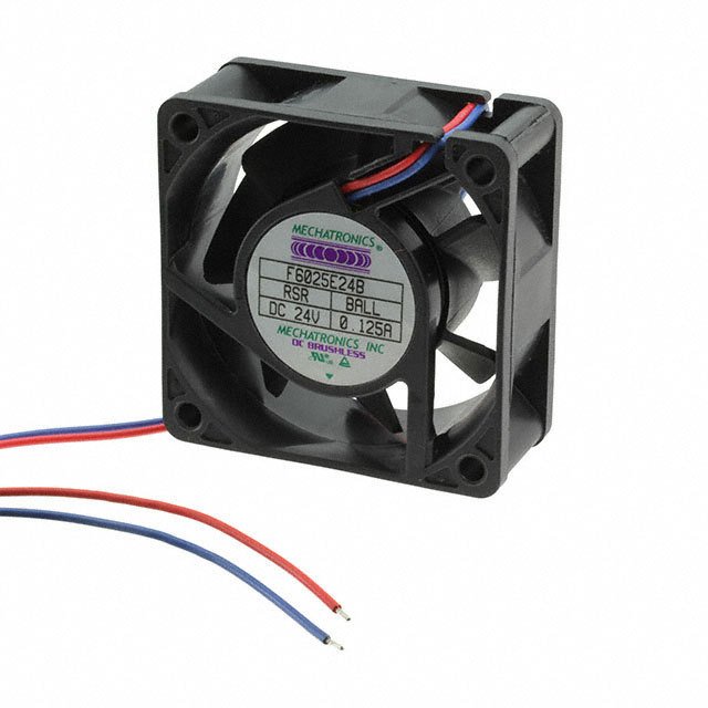F6025E24B-RSR Mechatronics Fan Group FAN AXIAL 60X25MM 24VDC