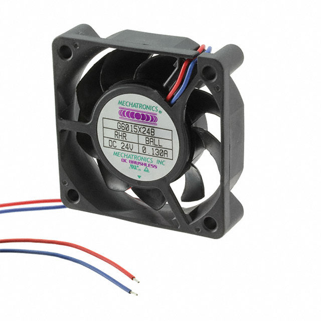 G6015X24B-RHR Mechatronics Fan Group FAN AXIAL 60X15MM 24VDC