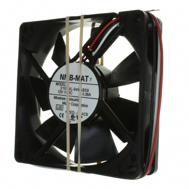 3108NL-04W-B59-L00 NMB Technologies Corporation FAN AXIAL 80X20MM 12VDC WIRE