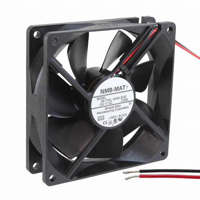 3610KL-04W-B30-E00 NMB Technologies Corporation FAN AXIAL 92X25MM 12VDC WIRE