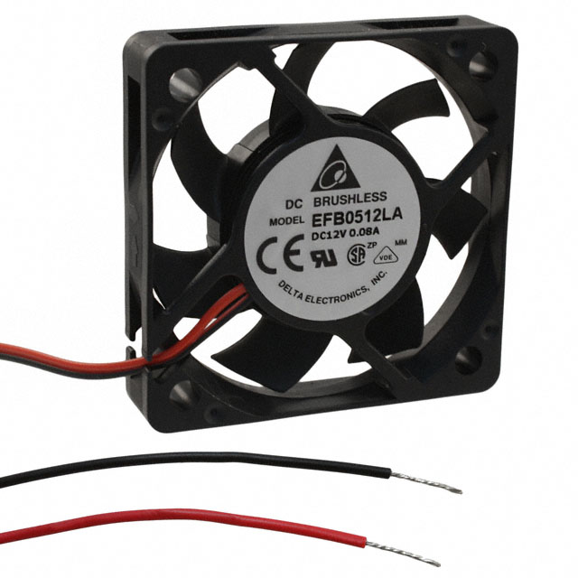 EFB0512LA Delta Electronics FAN AXIAL 50X10MM 12VDC WIRE
