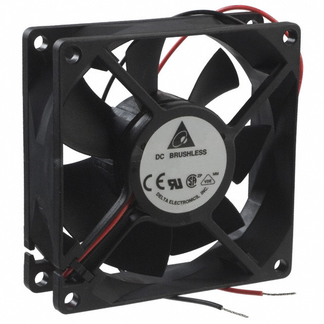AFB0812HH Delta Electronics FAN AXIAL 80X25.4MM 12VDC WIRE