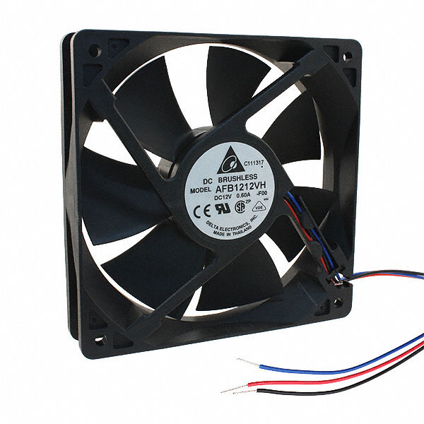 AFB1212VH-F00 Delta Electronics FAN AXIAL 120X25.4MM 12VDC WIRE