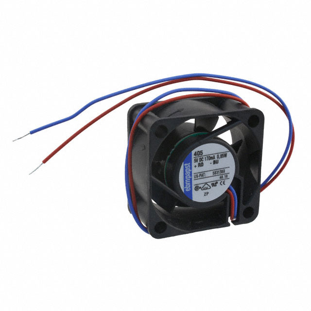  ebm-papst Inc. FAN AXIAL 40X20MM 5VDC WIRE