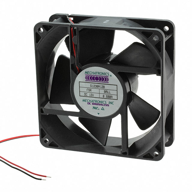 G1238M12B-FSR Mechatronics Fan Group FAN AXIAL 120X38MM 12VDC