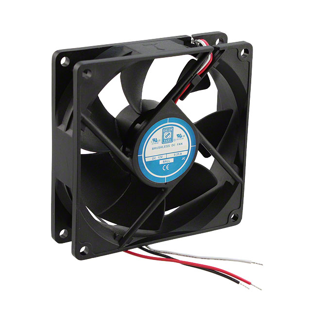 OD9225-12HB01A Orion Fans FAN AXIAL 92.5X25MM 12VDC WIRE
