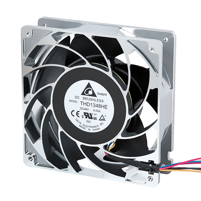 THD1348HE Delta Electronics FAN AXIAL 134X38MM 48VDC WIRE